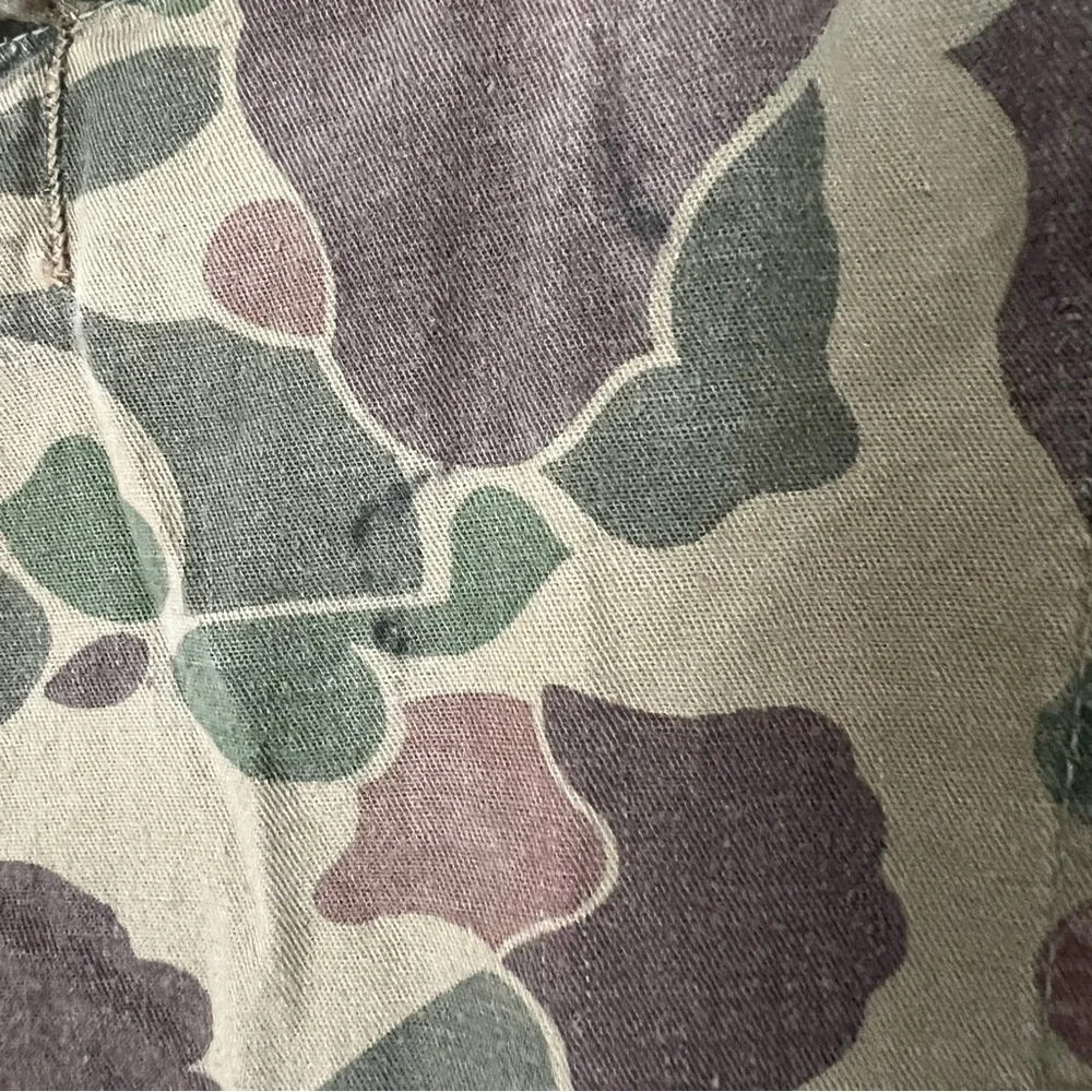 BLACK SHEEP 60s 70s Camo Vest Duck Hunting Shooting Game Pouch Duck Vintage